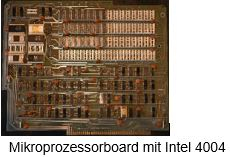 Lochkarte PC 008 Mikropozessorboard